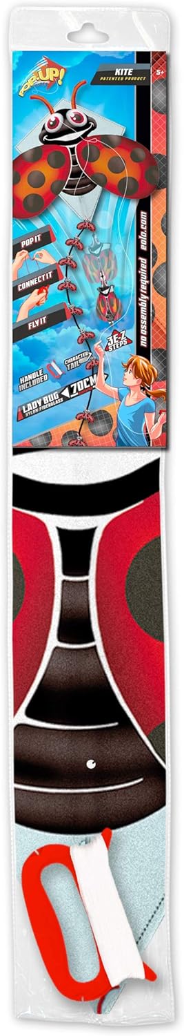 Eolo Sports 110620-001 Pop up Diamond Lady Bug Kite