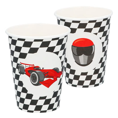Boland - Set 8 papieren bekertjes Speed (21 cl