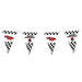 Boland Racing Car Happy Birthday Bunting 6m for Childrens Birthday Parties Chequered Flag Go Kart Children's Birthday Party Garland Bunting Flag
