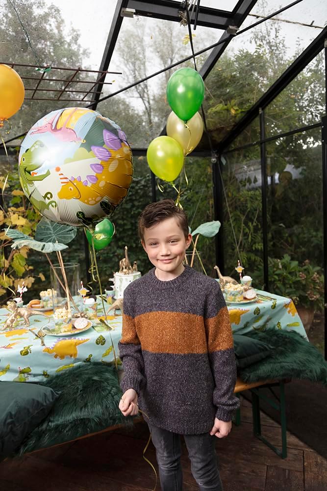 Boland 50060 Dinosaur Tablecloth, Size 130 x 180 cm, Dinosaur, Tablecloth, Decoration, Party Tableware, Party Accessories, Birthday, Party, Theme Party, Carnival, Children's Carnival