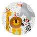 Wild Animals 8 Plates for Children's Birthday Parties and Zoo Party Wild Animals Safari Children Birthday Party Plates Paper Plates