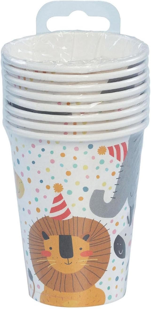 Boland - 8 papieren bekertjes Safari (21 cl