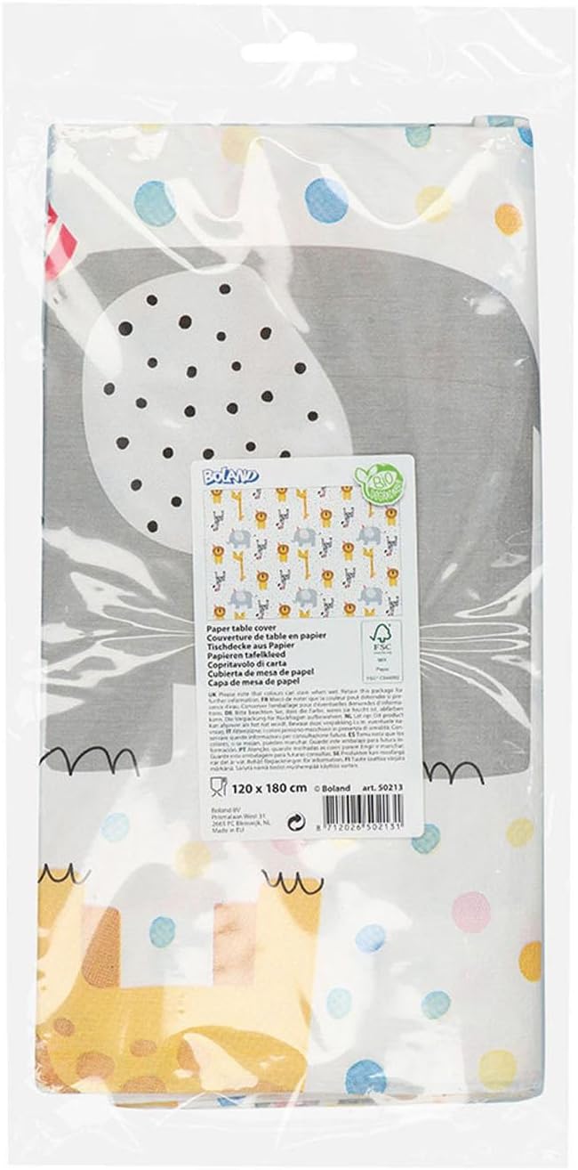 Pc. Paper tablecloth Safari (120 x 180 cm