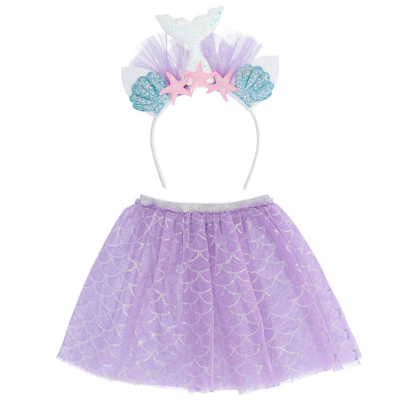 Set Mermaid stars (tiara and tutu