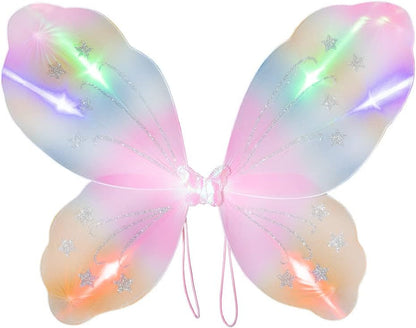 Boland 52845 LED Wings Butterfly, Multicoloured, 47 x 41 cm
