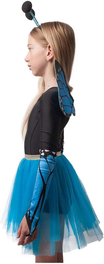Boland Butterfly Set 5-Piece Costume for Children Wings Tutu Headband Gloves