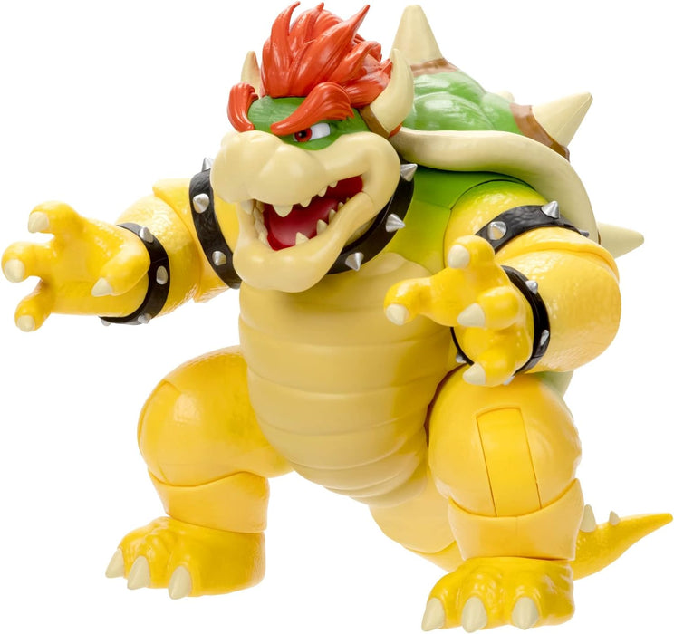 Super Mario Nintendo Figura Bowser con Efecto de Fuego por la Boca de 20 cm de Altura – Esta Figura Tiene 14 Puntos de Articulación y un Gran Nivel de Detalle – Juguetes Niños 3 Años +