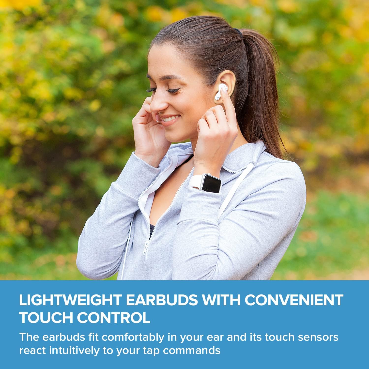 Creative Zen Air Lightweight True Wireless Sweatproof In-ears with Active Noise Cancellation, Ambient Mode, Bluetooth 5.0, IPX4, Up to 6 Hours Per Charge and 18 Hours Total Playtime
