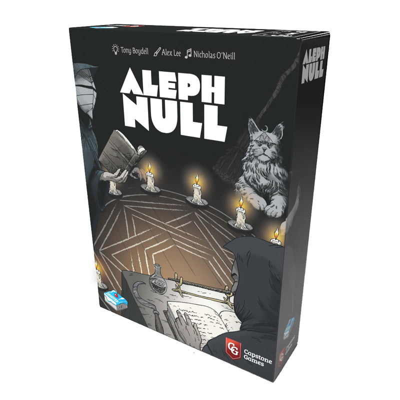 Capstone Games Aleph Null, Single Player Card Game - Deck Deconstruction, Escalating Tension, Card Combos, & Hell Itself! Ages 14+, 1 Player, 30 Minutes