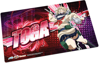 My Hero Academia Collectible Card Game Series 4 League of Villains Himiko Toga PLAYMAT | 24" by 14" Rubber Game Mat | Ages 14+ | 2 Players | Average Playtime 20-30 Minutes | Made by Jasco Games