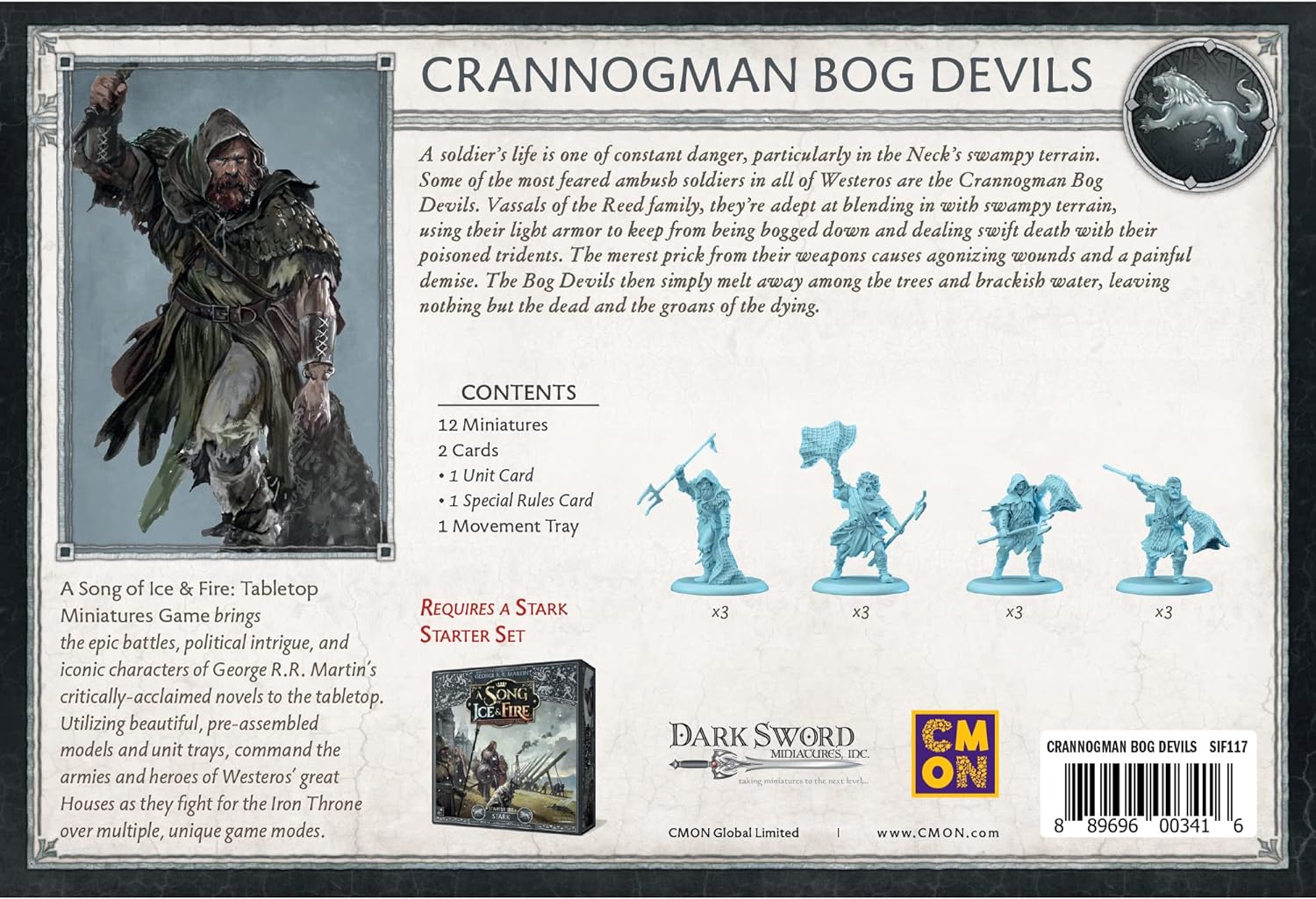 CMON A Song of Ice and Fire Tabletop Miniatures Game Crannogmen Bog Devils Unit Box | Strategy Game for Teens and Adults | Ages 14+ | 2+ Players | Average Playtime 45-60 Minutes | Made by CMON