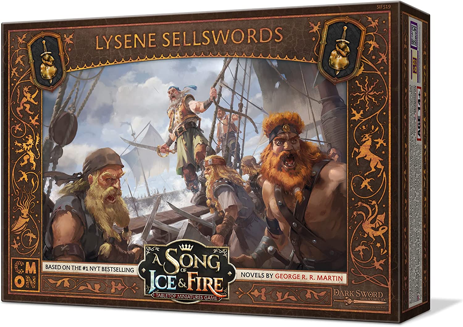 CMON A Song of Ice and Fire Tabletop Miniatures Game Lysene Sellswords Unit Box | Strategy Game for Teens and Adults | Ages 14+ | 2+ Players | Average Playtime 45-60 Minutes | Made