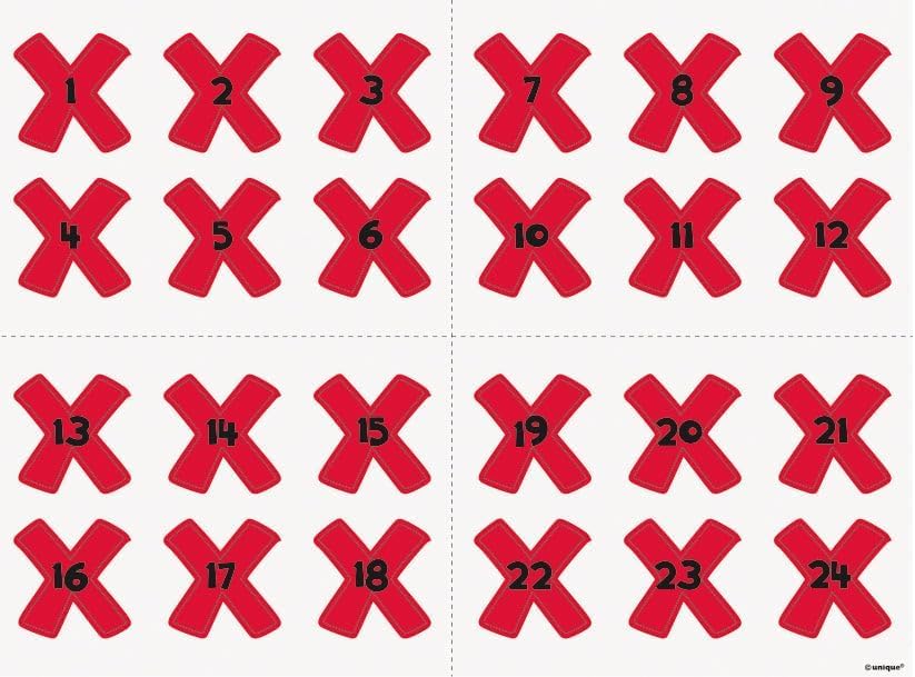 Unique Map Party Game | 1 Pc. Juego de fiesta de mapa pirata | 1 unidad, multicolor (78419