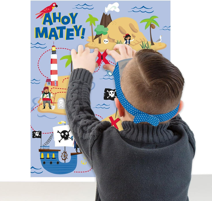 Unique Map Party Game | 1 Pc. Juego de fiesta de mapa pirata | 1 unidad, multicolor (78419