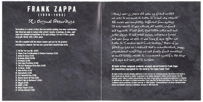 Frank Zappa - FZ Original Recordings: Steve Vai Archives Vol. 2 (CD)