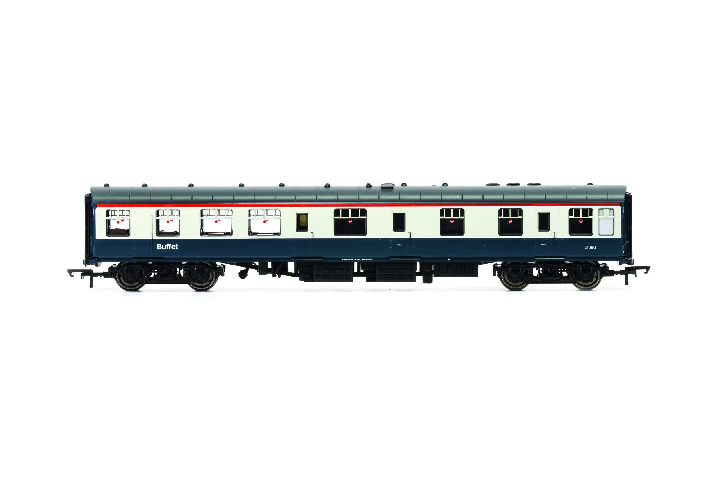 BR Intercity, Mk1 RBR, E1696 - Era 7. Coaches & Coach Packs. Mk1 Coaches