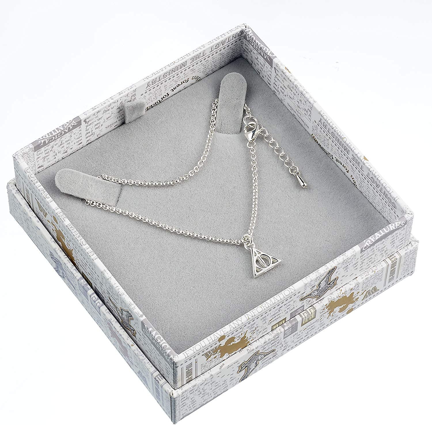Harry Potter Sterling Silver Deathly Hallows Bracelet SCB054