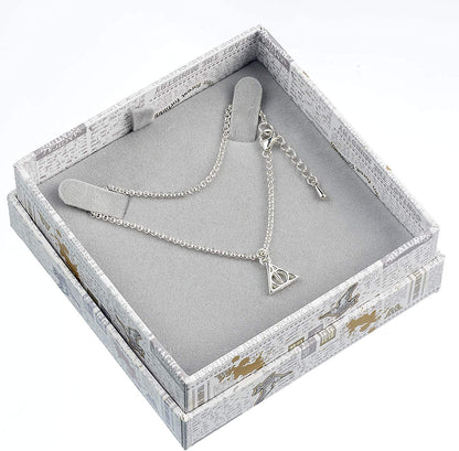Harry Potter Sterling Silver Deathly Hallows Bracelet SCB054