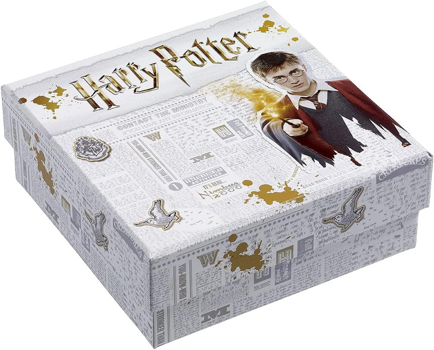 Harry Potter Sterling Zilver Dood Hallows Armband SCB054, 15 cm, Sterling zilver