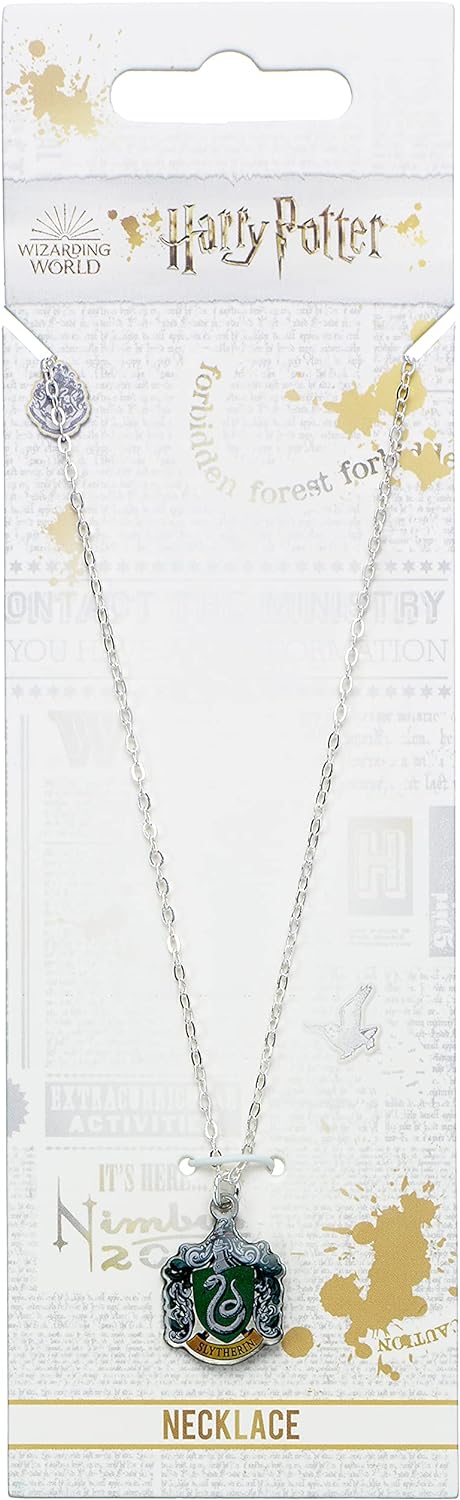 Harry Potter Pendant & Necklace Slytherin (silver plated