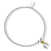 Harry Potter Ball Bead Bracelet with Golden Snitch Charm & Crystal elements