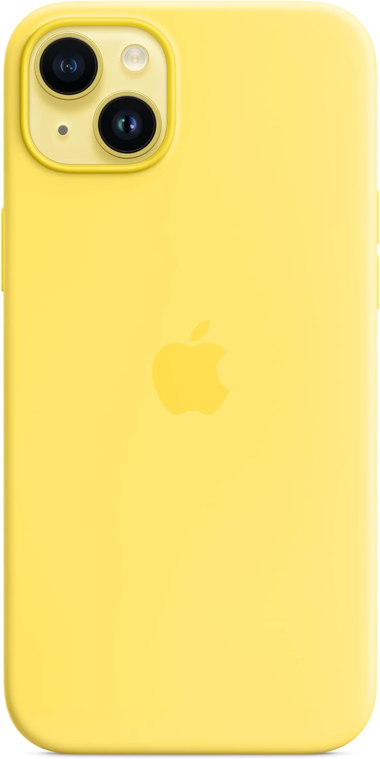 Apple - Back Cover For Mobile Phone - Magsafe Compatibility - Silicone - Canary Yellow - For Iphone 14 Plus