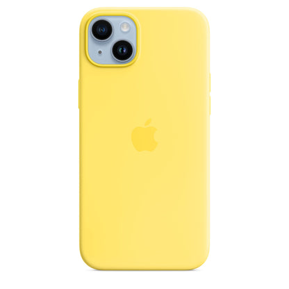 Apple - Back Cover For Mobile Phone - Magsafe Compatibility - Silicone - Canary Yellow - For Iphone 14 Plus