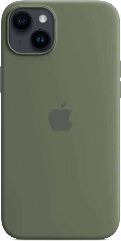 Apple - Back Cover For Mobile Phone - Magsafe Compatibility - Silicone - Olive - For Iphone 14 Plus