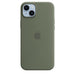 Apple - Back Cover For Mobile Phone - Magsafe Compatibility - Silicone - Olive - For Iphone 14 Plus