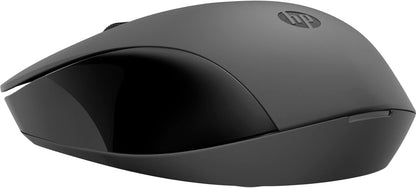 HP 150 Mouse Cablato Wired, Collegamento USB-A, Sensore Ottico da 1600 DPI, 3 Pulsanti e Rotella di Scorrimento a Doppia Funzione, Impugnatura Egonomica e Funzionale, Ambidestro, Nero