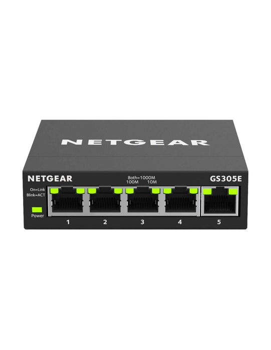 SWITCH NETGEAR SWITCH 5 PORTS ETHERNET SMART, GS305E-100PES