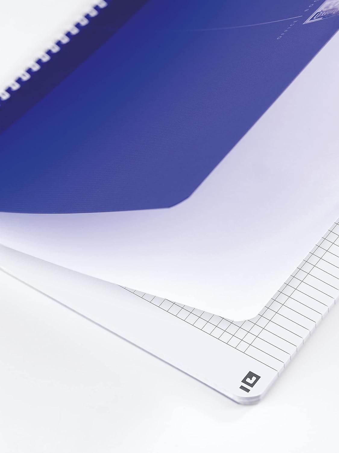 Oxford My Colours Set of 5 Spiral Bound Polypropylene Notebooks A5 Petits Carreaux Assorted Colours