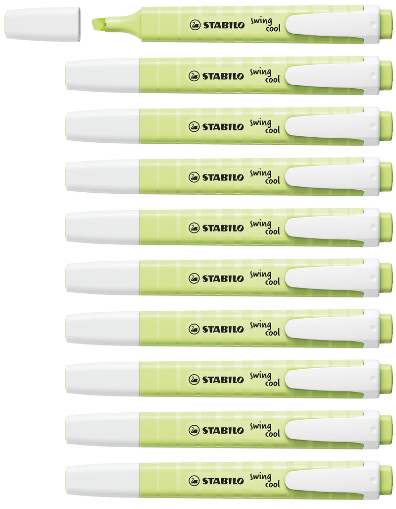 Highlighter - STABILO swing cool Pastel - Pack of 10