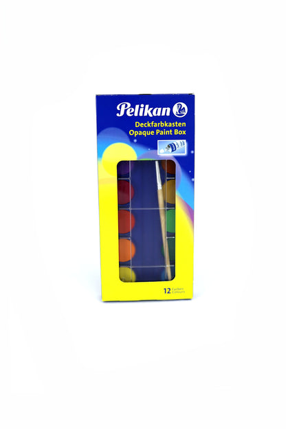 Pelikan 040063 Palette Multi Paint with Water – Water Based Paints 12pièce (S