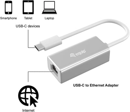 Equip 133454 USB Network Card - Network Cards (Wired, RJ-45, USB