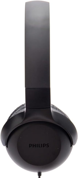 PHILIPS On Ear Headphones UH201BK/00 Headphones with Cable (Foldable, Soft Earpad, Micro, 1.2 Meter Cable