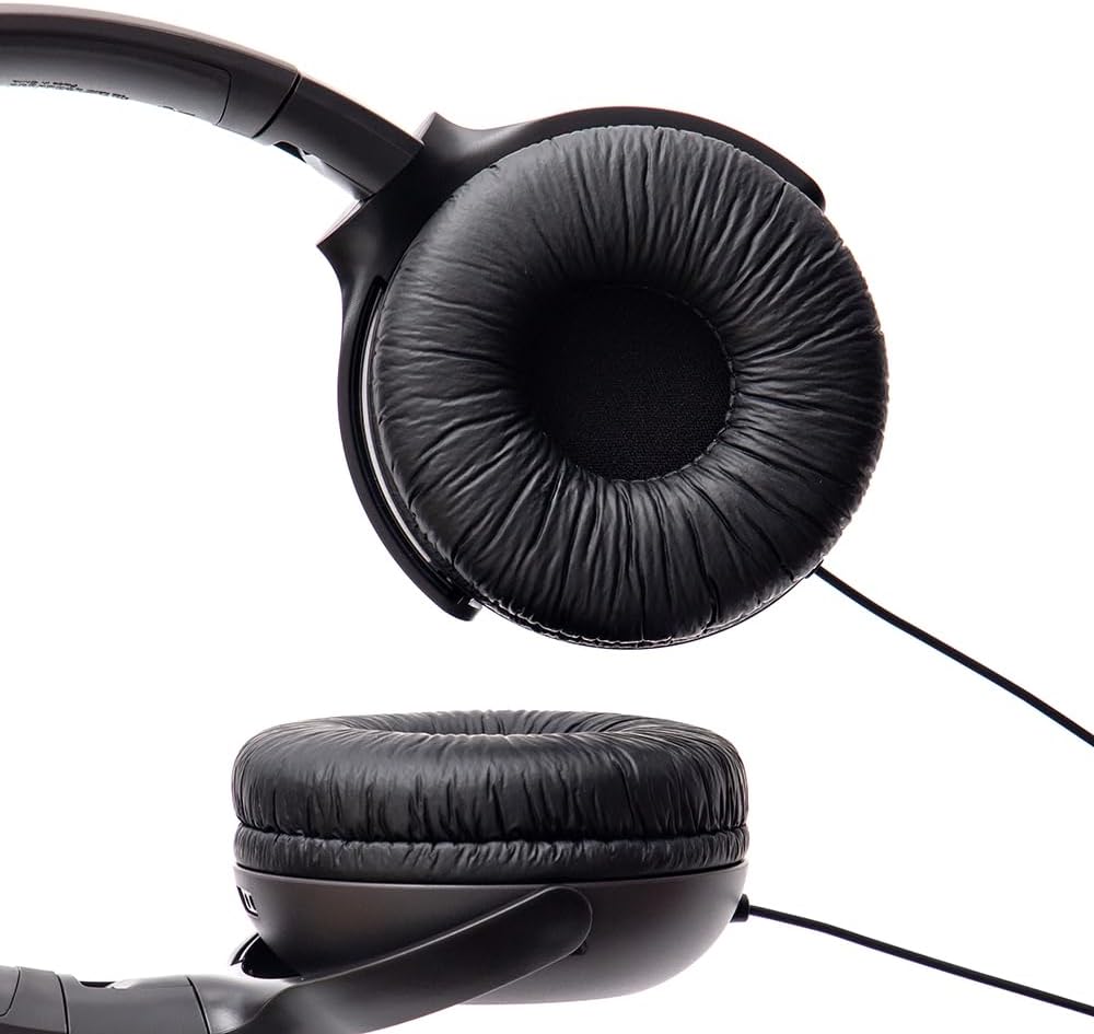 PHILIPS On Ear Headphones UH201BK/00 Headphones with Cable (Foldable, Soft Earpad, Micro, 1.2 Meter Cable