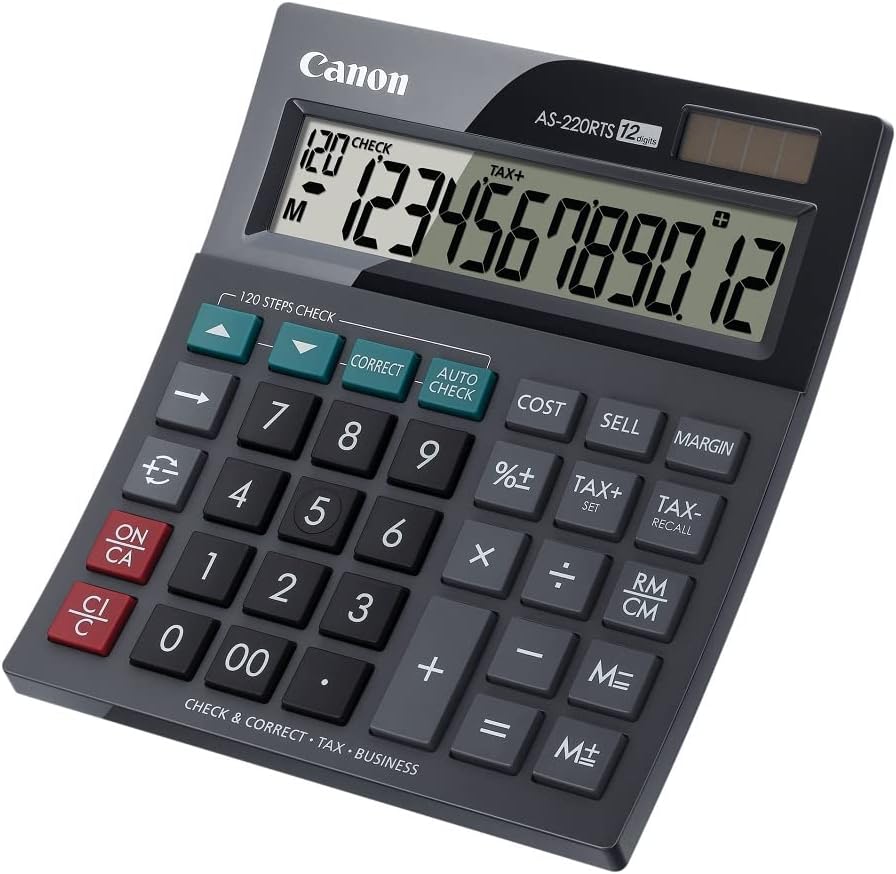 Canon AS-220RTS Calculator - Suitable for home and the office