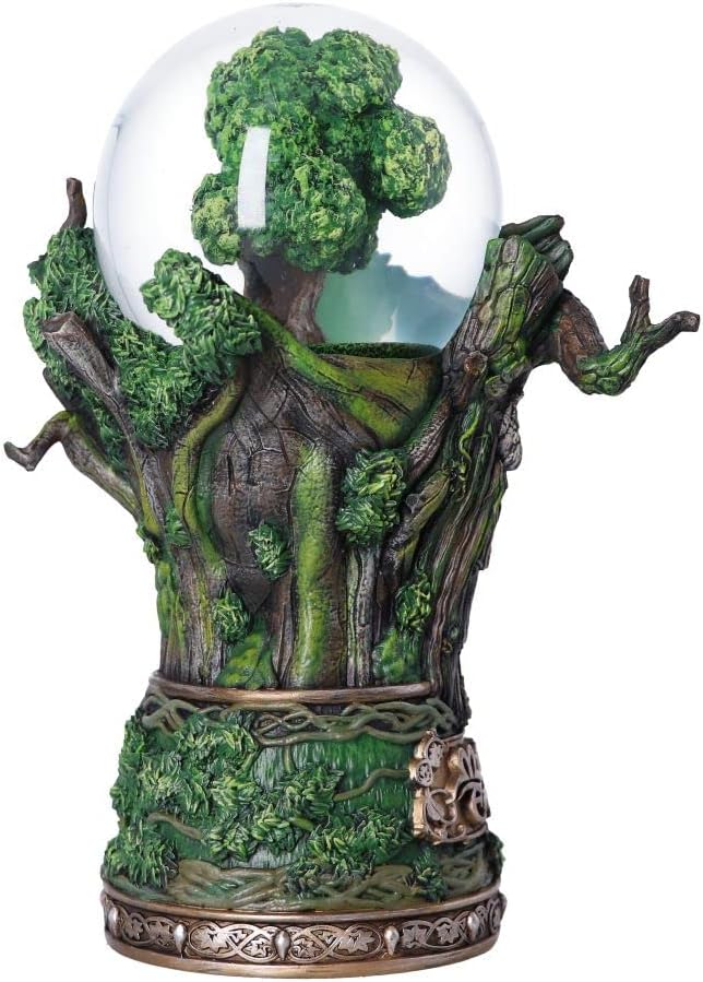 Nemesis Now Officially Licensed Lord of The Rings Middle Earth Treebeard Snow Globe, Green, 22.5cm