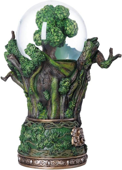 Nemesis Now Officially Licensed Lord of The Rings Middle Earth Treebeard Snow Globe, Green, 22.5cm