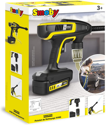 Smoby Karcher Cleaning Gun KHB6 - Children's Roleplay Toy with Hose Connection, From 3+ Years