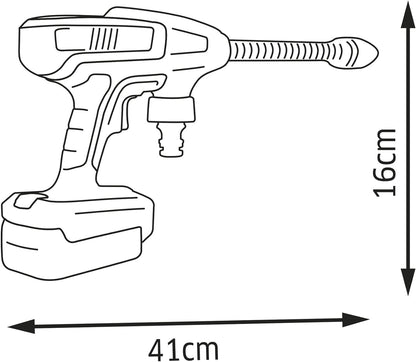 Smoby Karcher Cleaning Gun KHB6 - Children's Roleplay Toy with Hose Connection, From 3+ Years