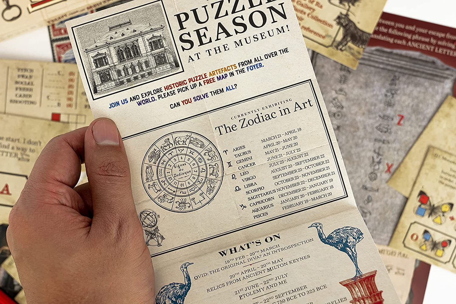 Professor Puzzle | Escape from the Museum | Strategy Game | Ages 12+ | 1+ Players | 45 Minutes Playing Time