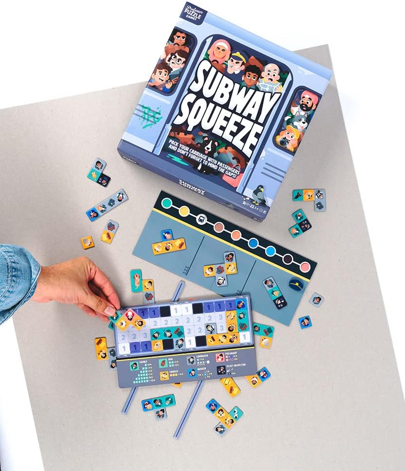Professor Puzzle Subway Squeeze - Pack Your Carriage with Passengers and Remember to Mind The Gaps!