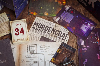 Professor PUZZLE | Curse of the Dark- Escape Room | Strategy Game | Ages 14+ | 1-6 Players