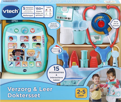 VTech 80-552123 Care & Leather Doctor Set - Educational Toy - Includes Thermometer - With Sound Effects - 2 to 5 Years