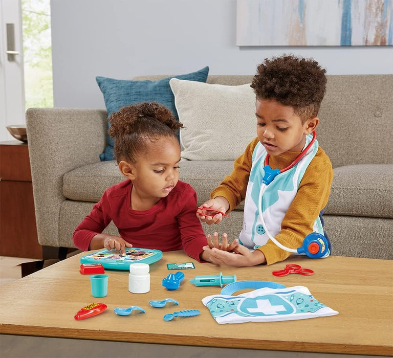 VTech 80-552123 Care & Leather Doctor Set - Educational Toy - Includes Thermometer - With Sound Effects - 2 to 5 Years