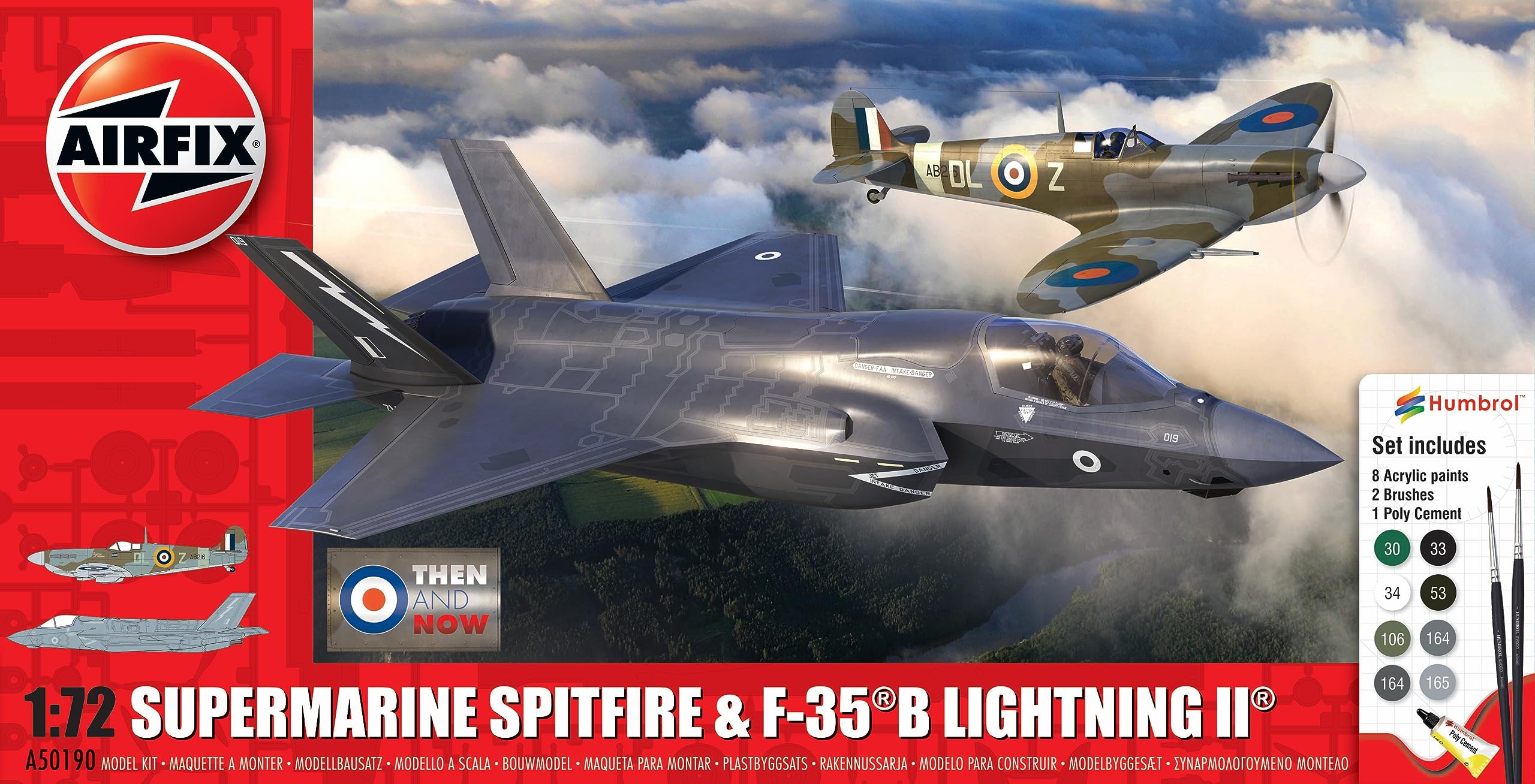 Airfix 'Then and Now' Spitfire Mk.Vc And F-35B Lightning II
