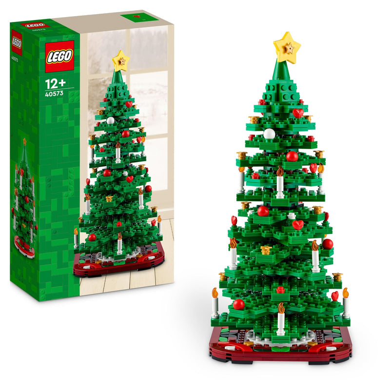 LEGO 40573 2 in 1 Christmas Tree Eye Catching Festive Holiday Display Build 1 Large or 2 Smaller Trees With Star on Top 12+ 784 Pieces