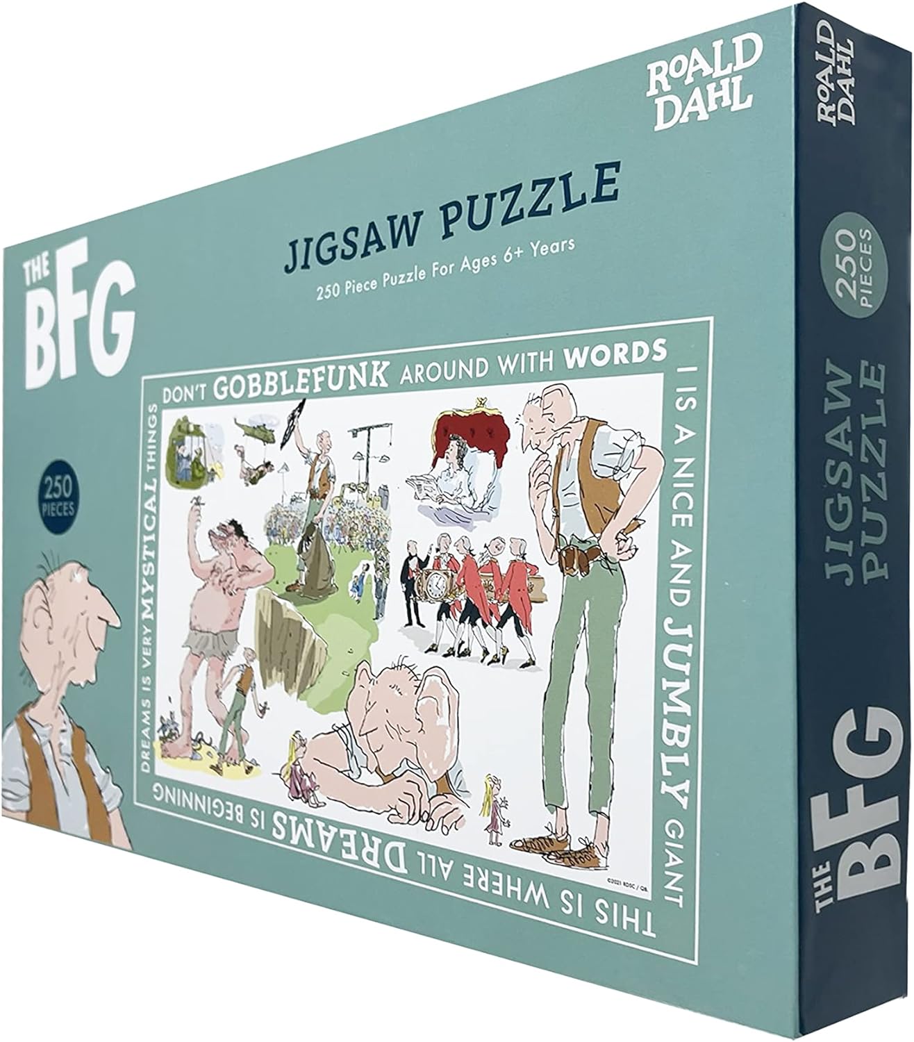 Roald Dahl UO8492, BFG Big Friendly Giant, 250 piece Jigsaw Puzzle